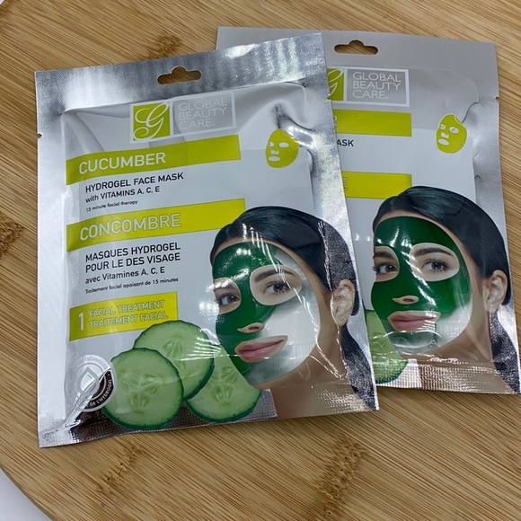 2 - Global Beauty Care | Cucumber Hydrogel Face Masks - Picture 3 of 11